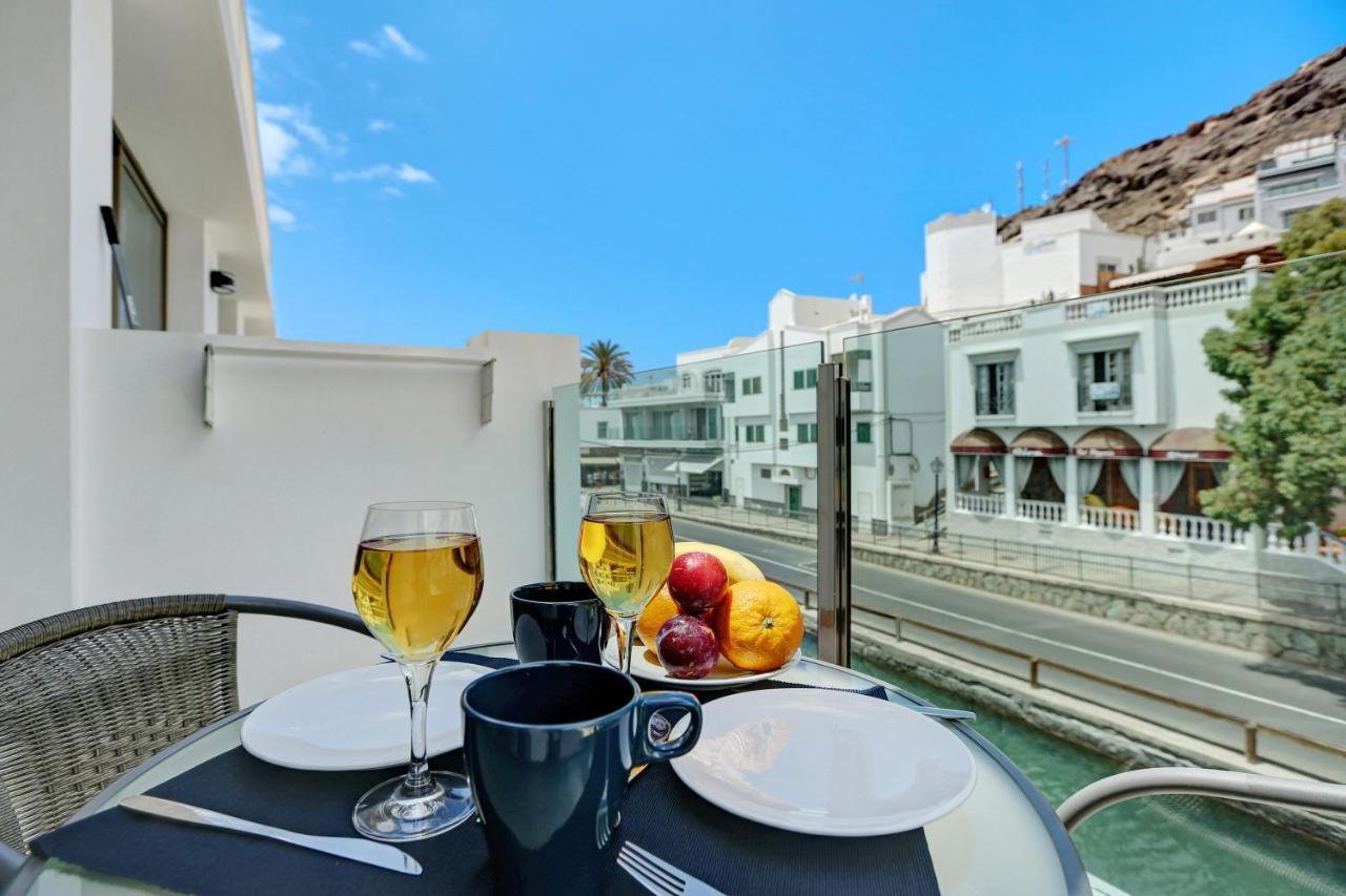 Apartamento Albamar 1d Puerto De Mogan Exterior foto